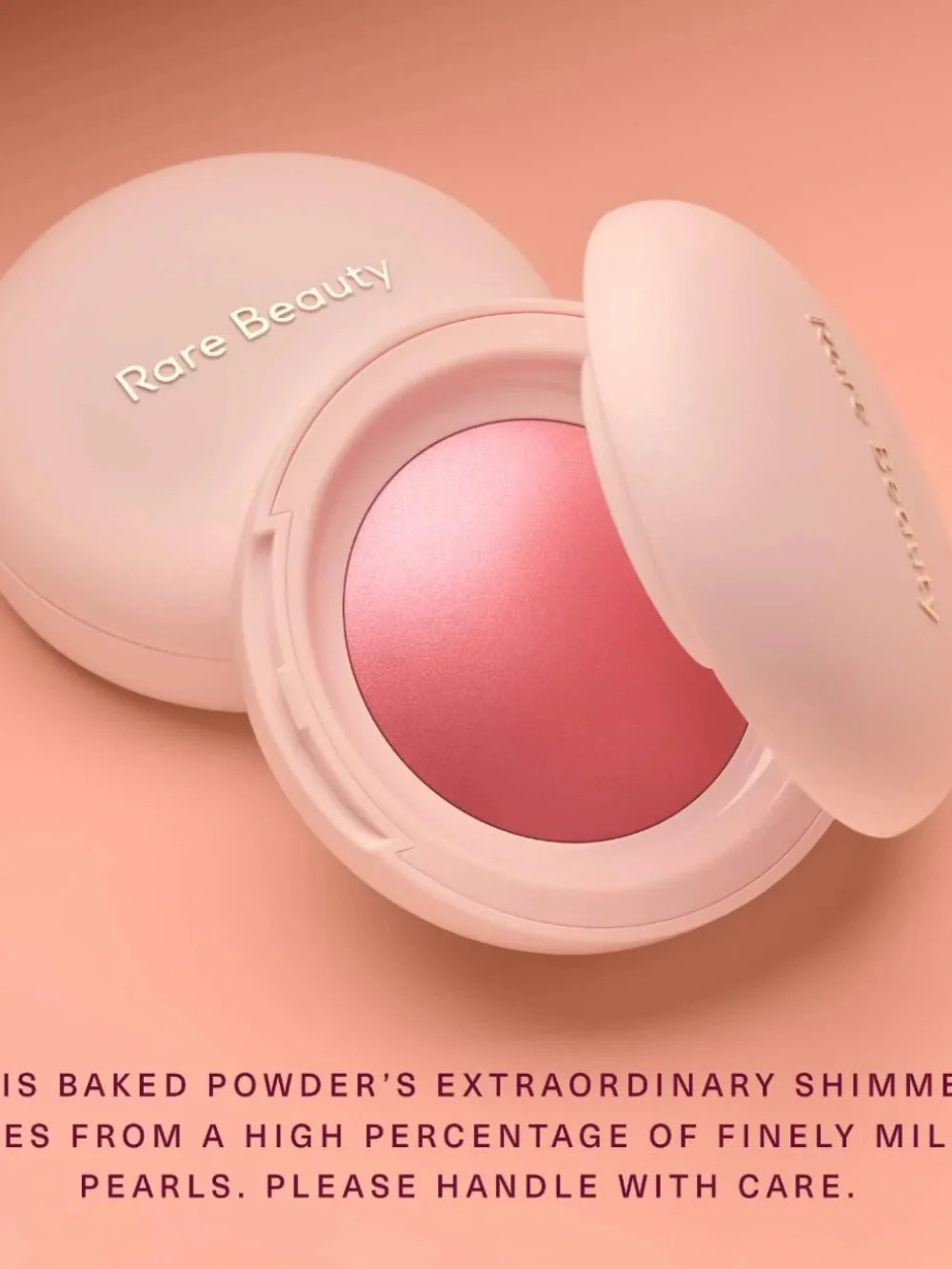 Rare Beauty Compact Setting Powder - Pale Pink Case